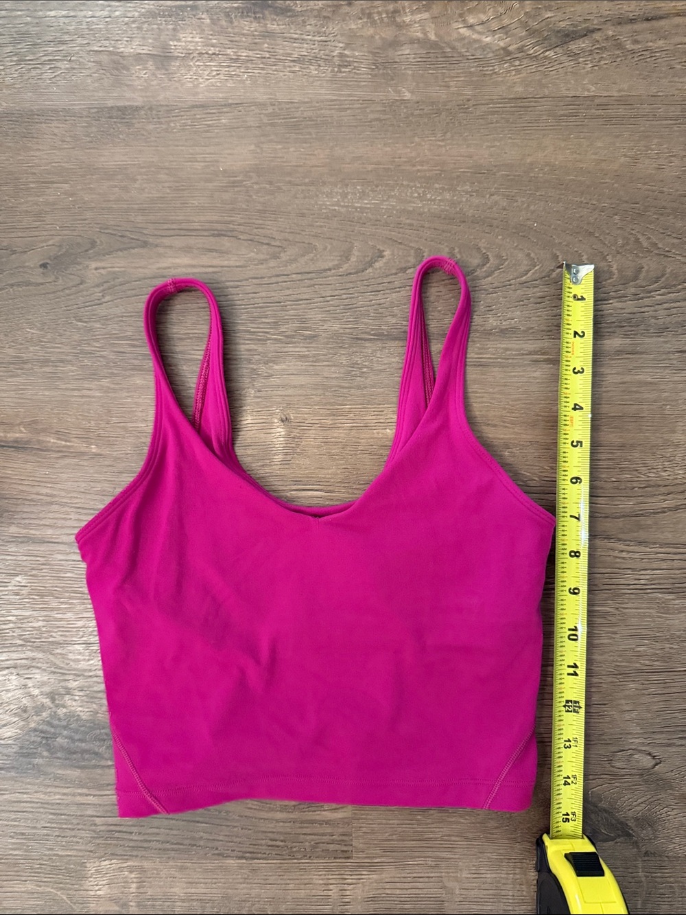 lululemon align bra Bright Magenta Cropped Tank Size 4